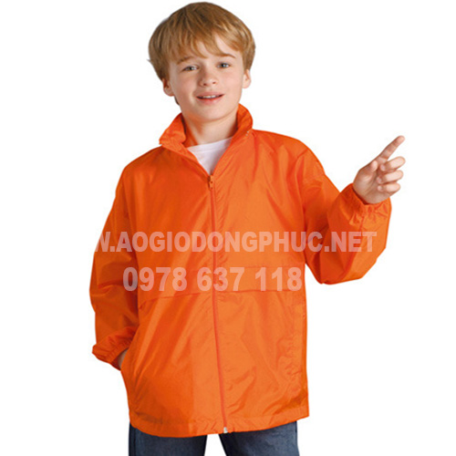 Áo gió trẻ em | Công ty chúng tôi chuyên thiết kế và may áo gió đồng phục theo yêu cầu. | May ao gio